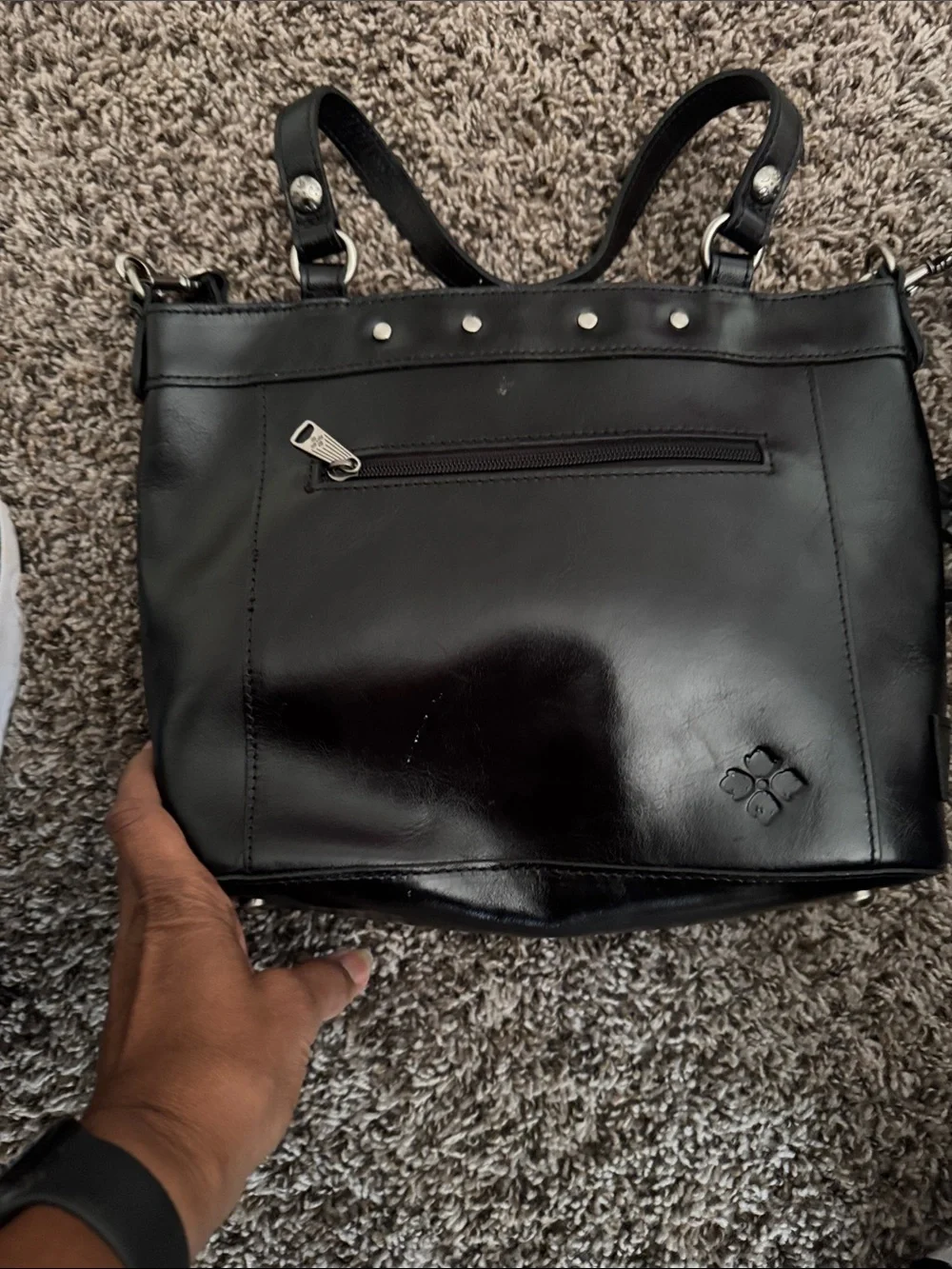 Patricia Nash black leather